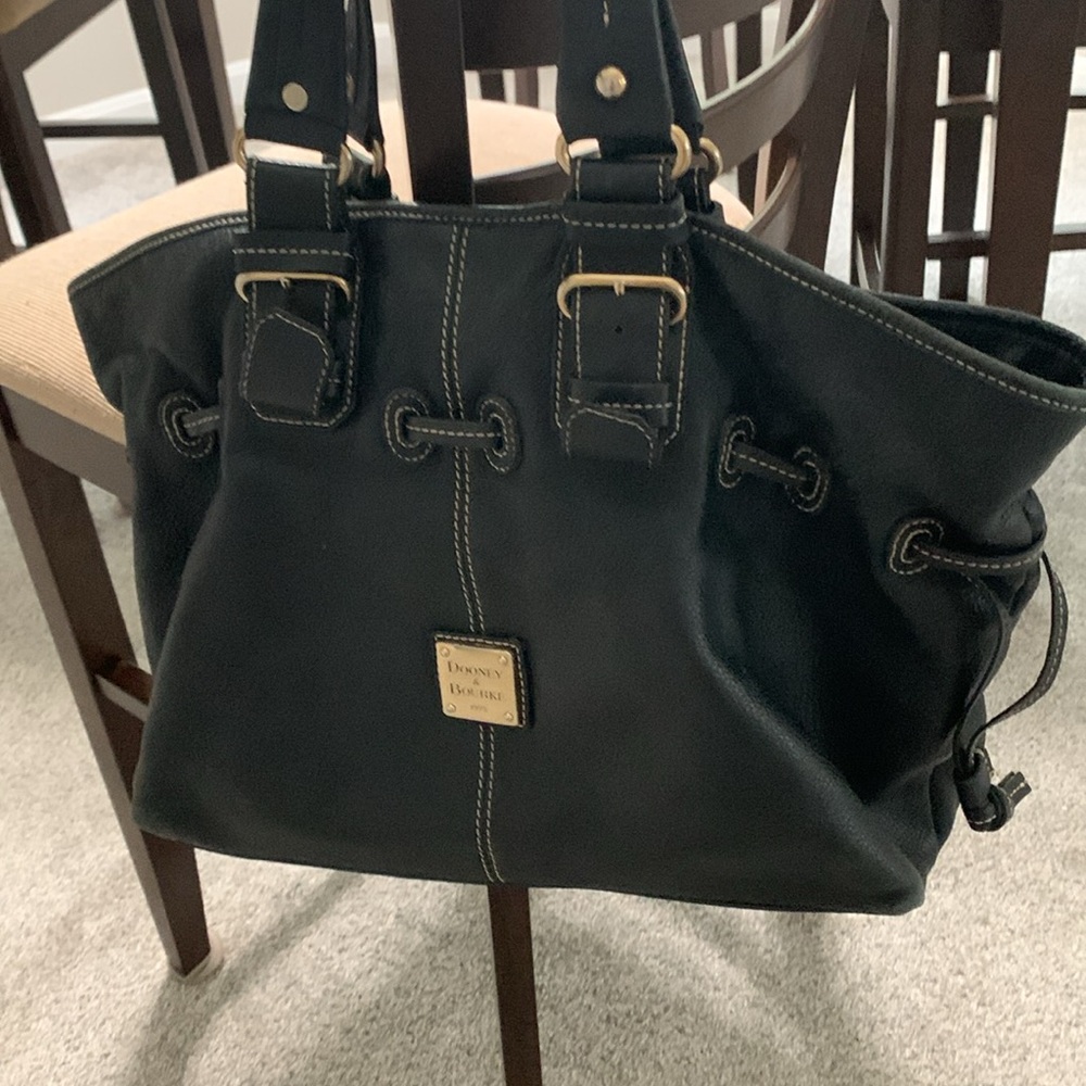 Dooney & Bourke Black Leather Tote